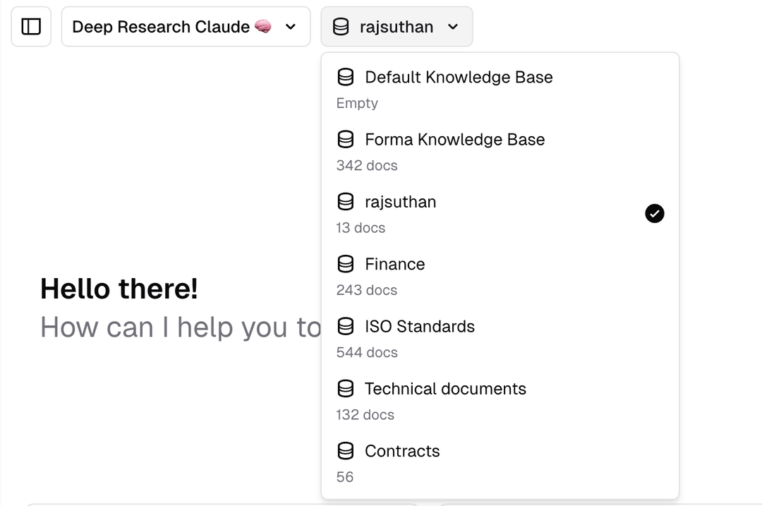 Lightning-fast knowledge base queries interface